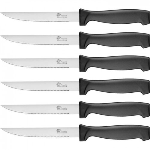 6 Couteaux à Steak en inox
